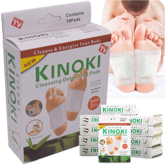 Suplement diety, Kinoki Plastry Oczyszczające Detox Toksyn 100Szt retoo