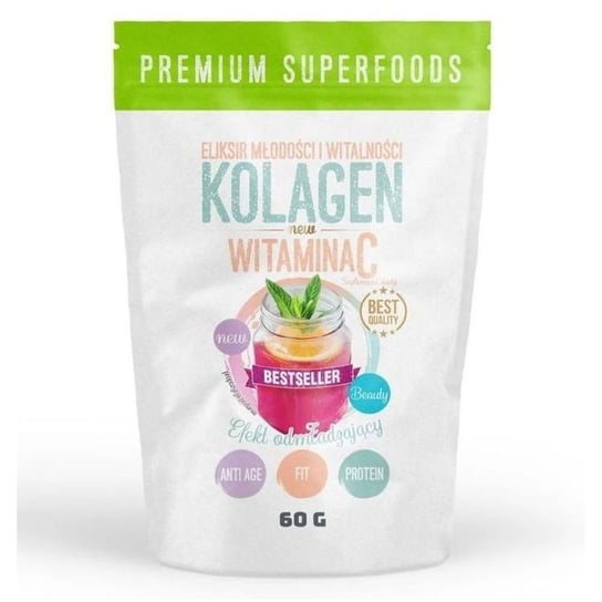 Suplement diety, Kolagen + Witamina C 60 g - Intenson Intenson