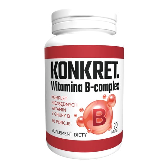 Suplement diety, KONKRET Witamina B-complex 90 tabletek KONKRET.PRO