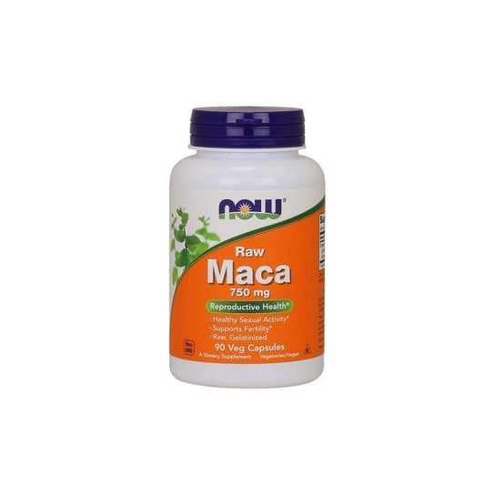 Suplement diety, Korzeń Maca 750 mg ekstrakt 6:1 (90 kaps.) Now Foods