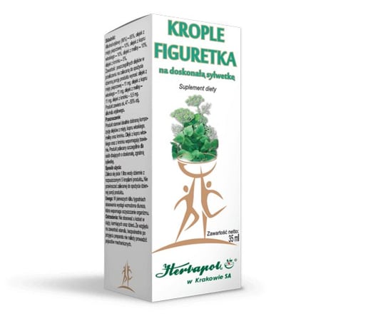 Suplement diety, Krople Figuretka, suplement diety, płyn, 35 ml Herbapol