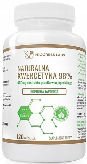 Suplement diety, Kwercetyna perełkowiec japoński 400 mg, 120 kaps Progress Labs