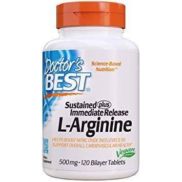 Suplement diety, L-Arginina 500 mg (120 tabl.) Doctor's Best