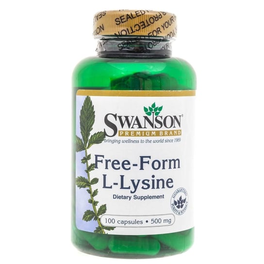 Suplement diety L-Lizyna SWANSON, 500 mg, 100 kapsułek Swanson