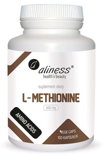 Suplement diety, L-Methionine 500 mg Aliness 100 vege kaps. Aliness