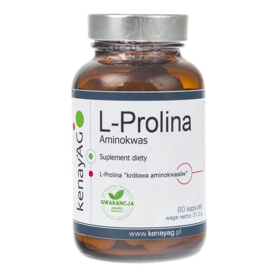 Suplement diety L-Prolina KENAY, 520 mg, 60 kapsułek Kenay