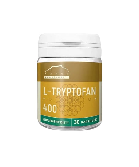 Suplement diety, L-Tryptofan 400mg 30 kapsułek Nanga Nanga