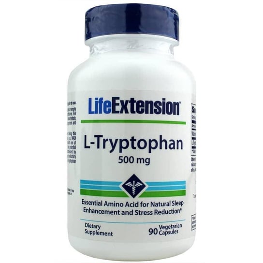Suplement diety, L-Tryptofan 500 mg (90 kaps.) Inna marka
