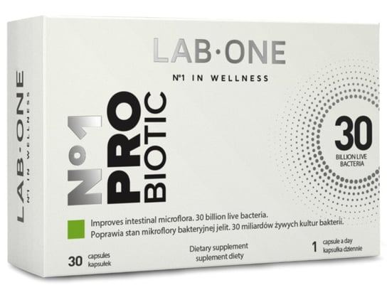 Suplement diety, Lab One, ProBiotic, 30 kaps. LAB ONE