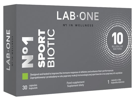 Suplement diety, Lab One, SportBiotic, 30 kaps. LAB ONE