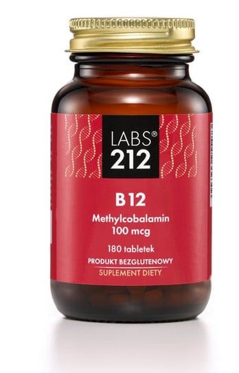 Suplement diety, Labs212, B12 Methylcobalamin, 100 Mcg, 1 Inna marka