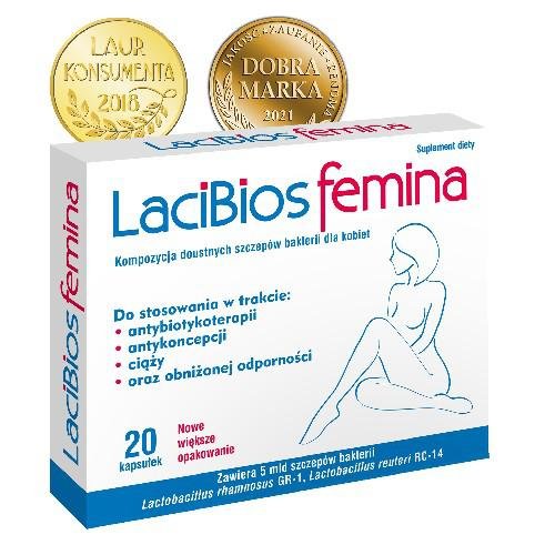 Suplement diety, Lacibios, Femina, 20 Kaps. LaciBios