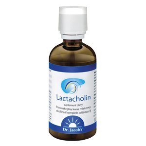 Suplement diety, Lactacholin (cholina, kwas mlekowy, witaminy z gr. B), 100 ml, Dr. Jacob's Dr. Jacob's