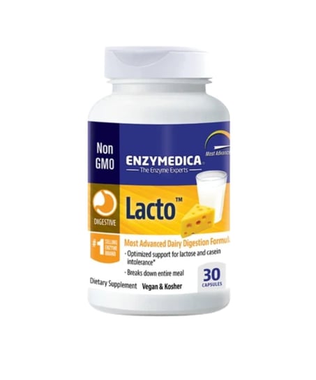 Suplement diety, Lacto 30 kapsułek ENZYMEDICA Enzymedica