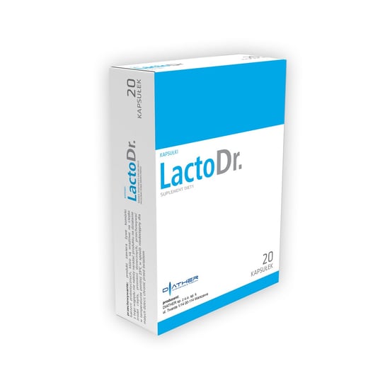 Suplement diety, LactoDr.20 kapsułek probiotyk GG (ATCC 53103) Diather
