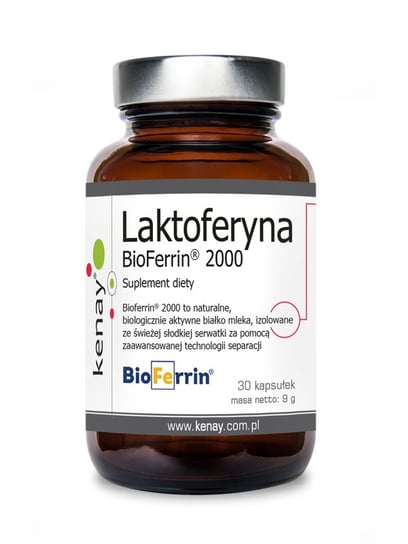 Suplement diety, Laktoferyna Bioferrin 2000 (30 kaps.) Kenay