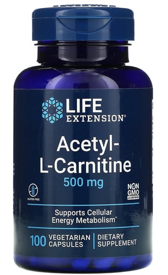 Suplement diety, Life Extension, Acetyl L-Carnitine 500 Mg, 100 Inna marka
