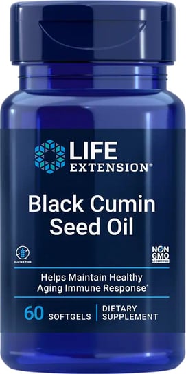Suplement diety, Life Extension, Black Cumin Seed Oil, 60 kaps. Inna marka