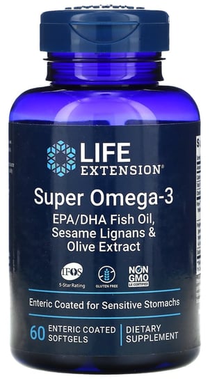 Suplement diety, Life Extension, Super Omega-3 Epa/Dha Z Lignan Life Extension