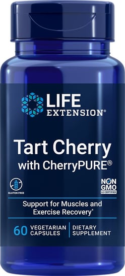 Suplement diety, Life Extension, Tart Cherry with CherryPURE, 60 kaps. Life Extension
