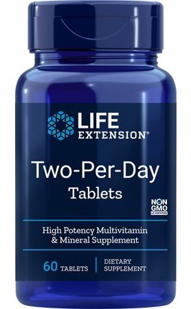 Suplement diety, Life Extension Two-Per-Day preparat multiwitaminowy 60 tabletek Life Extension