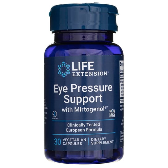 Suplement diety, Life Extension, Wsparcie ciśnienia w oczach z Mirtogenol - 30 kapsułek Life Extension