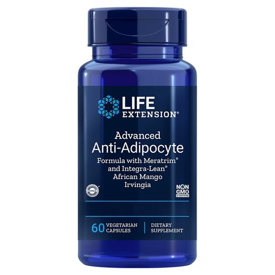 Suplement diety, Life Extension Zaawansowana formuła Anty-adipocytowa z Meratrim® - 60 kapsułek Life Extension