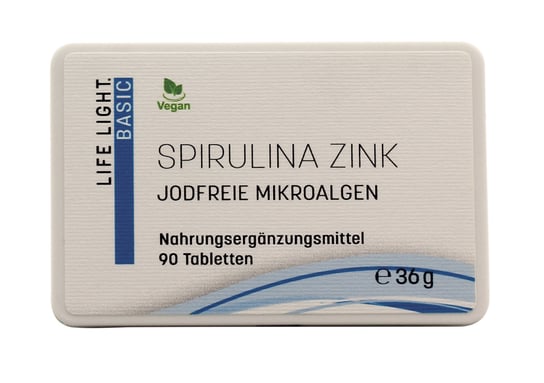 Suplement diety, Life Light, Spirulina cynk 36 g, 90 tabletek Life Light