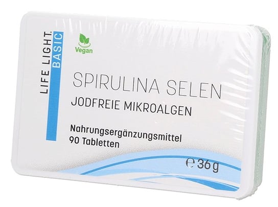 Suplement diety, Life Light, Spirulina Selen 36 g, 90 tabletek Life Light