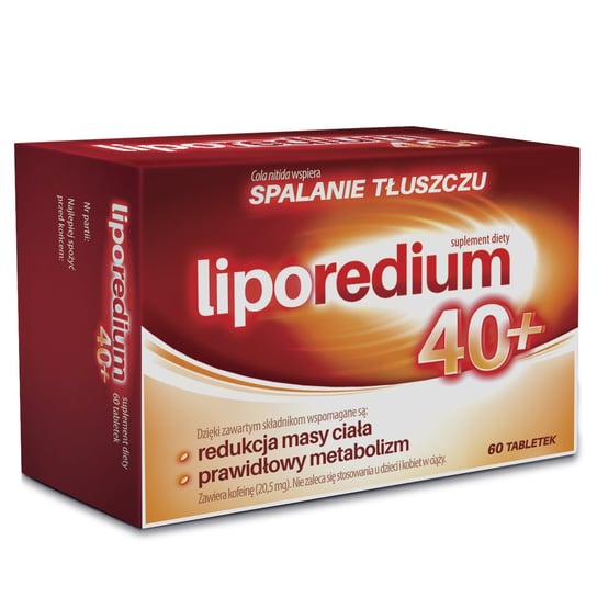 Suplement diety, Liporedium 40+ 60tabl. Aflofarm