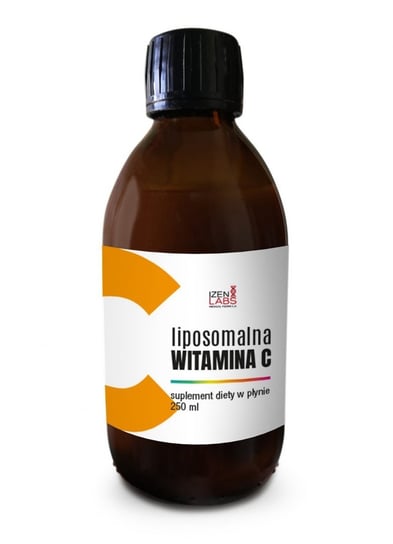 Suplement diety, Liposomalna witamina C w płynie, 250 ml, buforowana, Izen labs Organis Organis