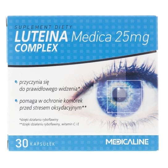 Suplement diety, Luteina Complex MEDICALINE, 25 mg, 30 kapsułek MedicaLine