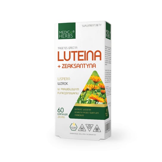 Suplement diety, Luteina + Zeaksantyna, Medica Herbs Medica Herbs