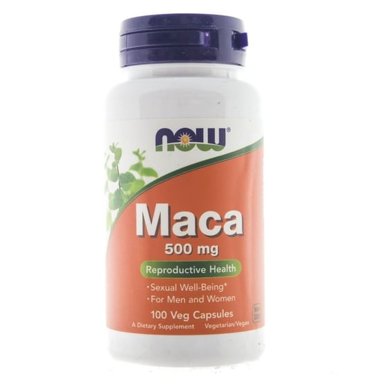 Suplement diety Maca 500 mg NOW FOODS, 100 kapsułek Now Foods
