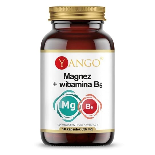 Suplement diety, Magnez + Witamina B6 (90 kaps.) Yango