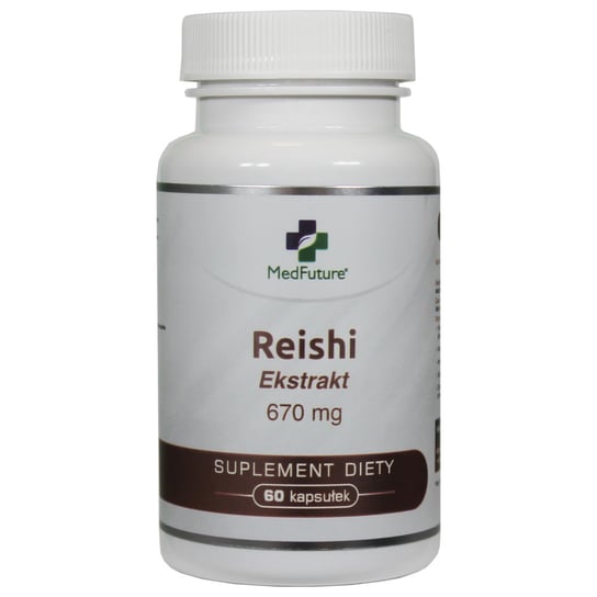 Suplement diety, Medfuture, Reishi (Ganoderma Lucidum) - 670 mg, 60 kaps. MedFuture