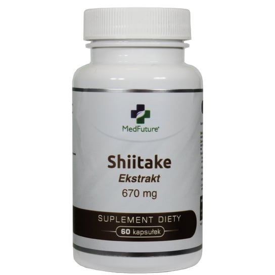 Suplement diety, Medfuture, Shiitake (Lentinus edodes) - 670 mg, 60 kaps. MedFuture