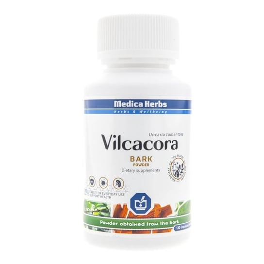 Suplement diety MEDICA HERBS Vilcacora (koci pazur), 120 kapsułek Medica Herbs