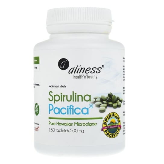 Suplement diety MEDICALINE Aliness Spirulina Hawajska Pacyfica® 500 mg, 180 tabletek MedicaLine
