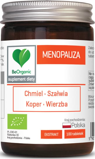 Suplement diety, Medicaline, BeOrganic, menopauza bio, 450 mg x 100 tabletek MedicaLine