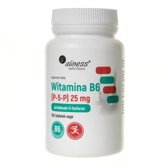 Suplement diety, MedicaLine, Witamina B6 (P-5-P) 25 mg, 100 tabletek MedicaLine