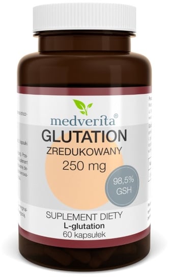 Suplement diety, Medverita, Glutation zredukowany L-glutation, 60 kaps. Medverita