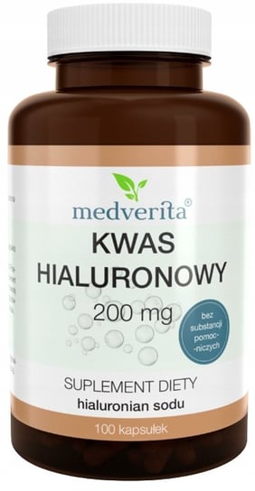 Suplement diety, Medverita, Kwas hialuronowy 200 mg, 120 kaps. Medverita