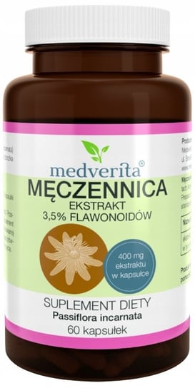 Suplement diety, Medverita, Męczennica 400 Mg Passiflora, 60 Kaps. Medverita
