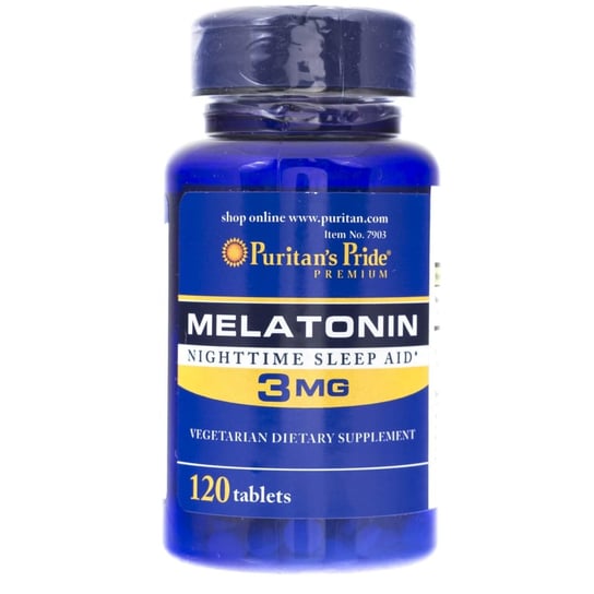Suplement diety Melatonina PURITAN'S PRIDE, 120 tabletek Puritan's Pride