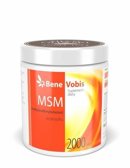 Suplement diety, Metylosulfonylometan MSM BENE VOBIS, 500 g Młyn Oliwski