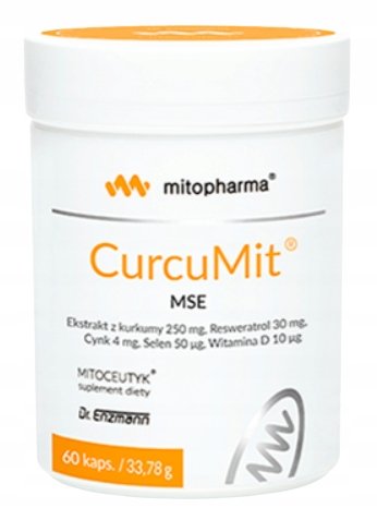 Suplement diety, Mitopharma Curcumit Mse Kurkuma, 60 Kaps. Mito-Pharma