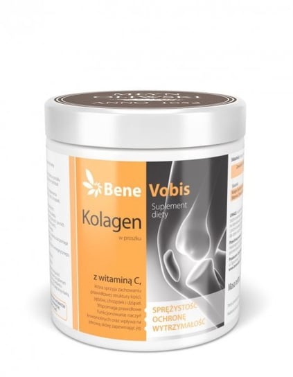 Suplement diety, Młyn Oliwski, Kolagen (hydrolizat żelatynowy) z witaminą C, Bene Vobis, 250 g Młyn Oliwski