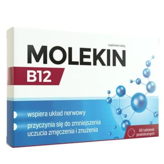 Suplement diety, Molekin B12, tabletki powlekane, 60 szt. Inna marka