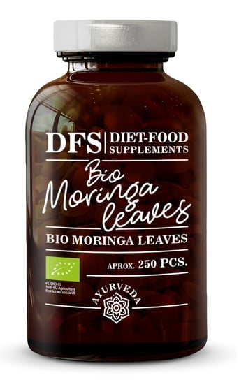 Suplement diety, Moringa Bio 250 Tabletek 125 G (490 Mg) - Diet-Food Diet-food